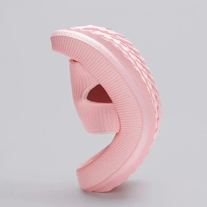 4cm Summer Non-slip Soft Cloud Slippers Women Comfy Eva Thick Platform Slides Woman Couple Bathroom Home Flip Flops