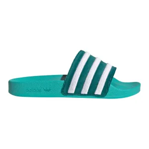Adidas Women's Adilette Slides - Mint Green / White