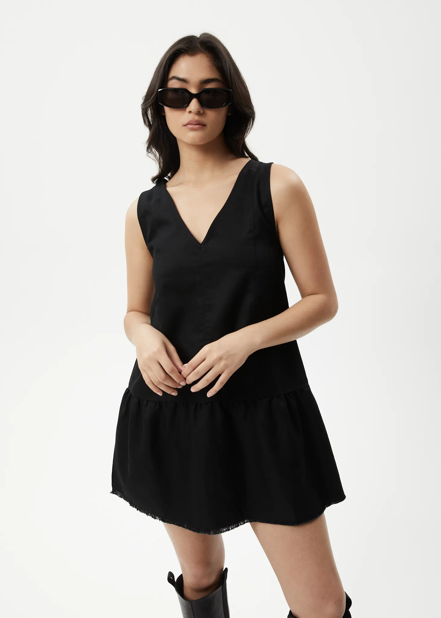 AFENDS Womens Carly - Mini Dress - Black