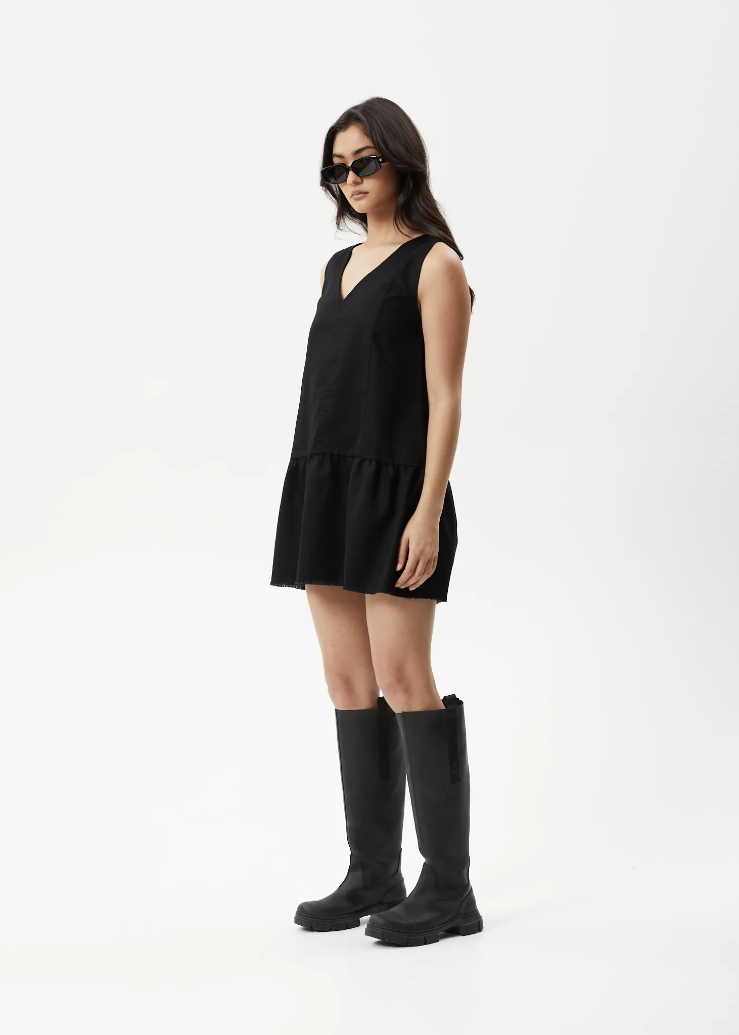 AFENDS Womens Carly - Mini Dress - Black