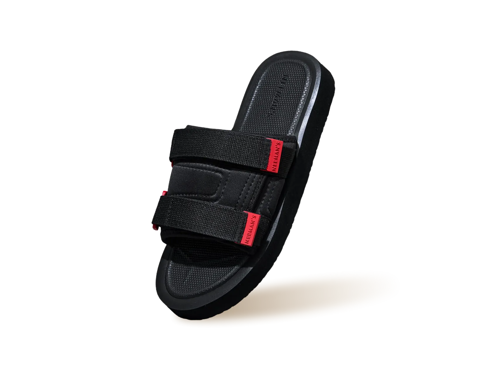 Breezy Fluff Sandals : Black