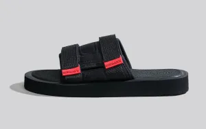 Breezy Fluff Sandals : Black
