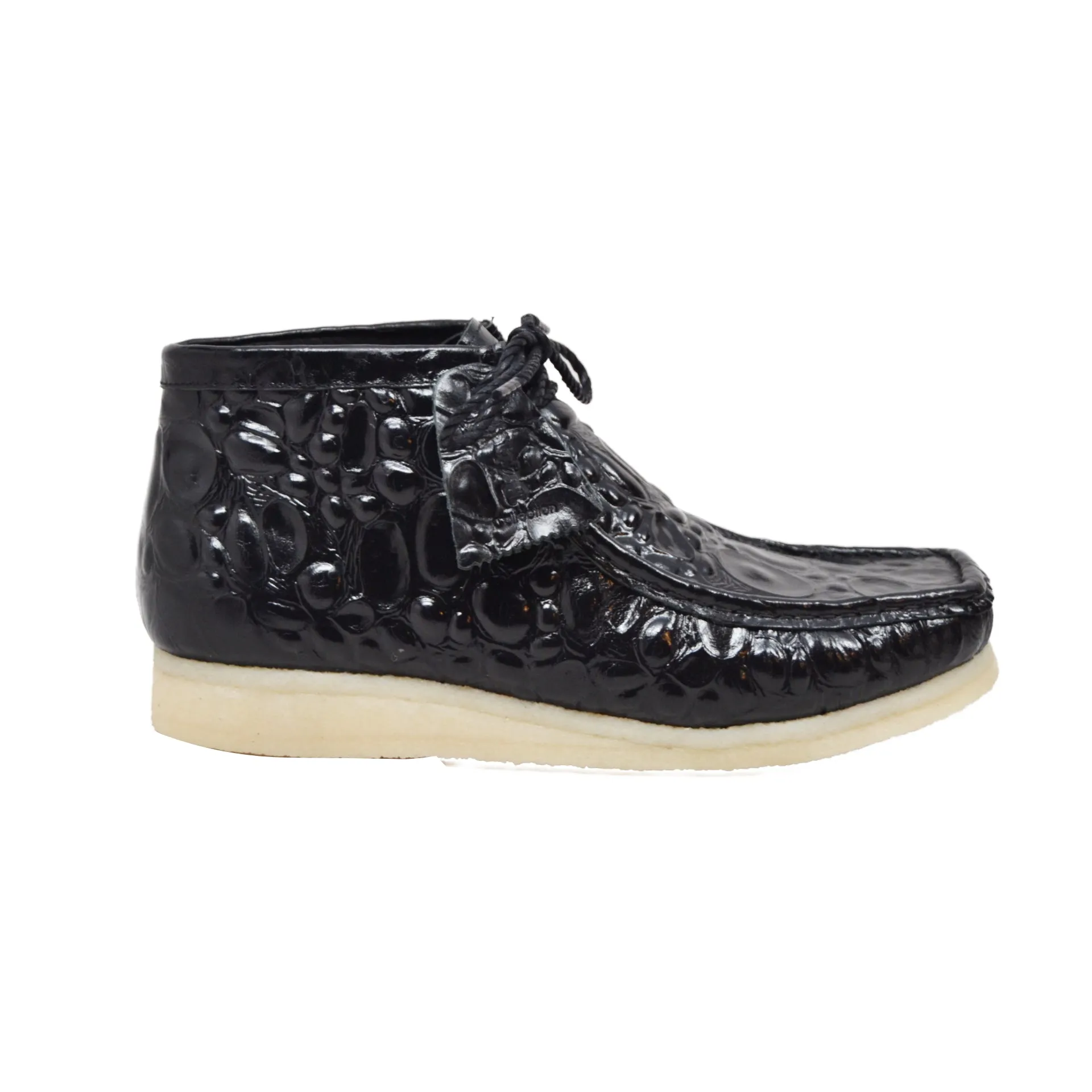 British Walkers Crocs Wallabee Boots Men's Limited Editon Crocodile Leather
