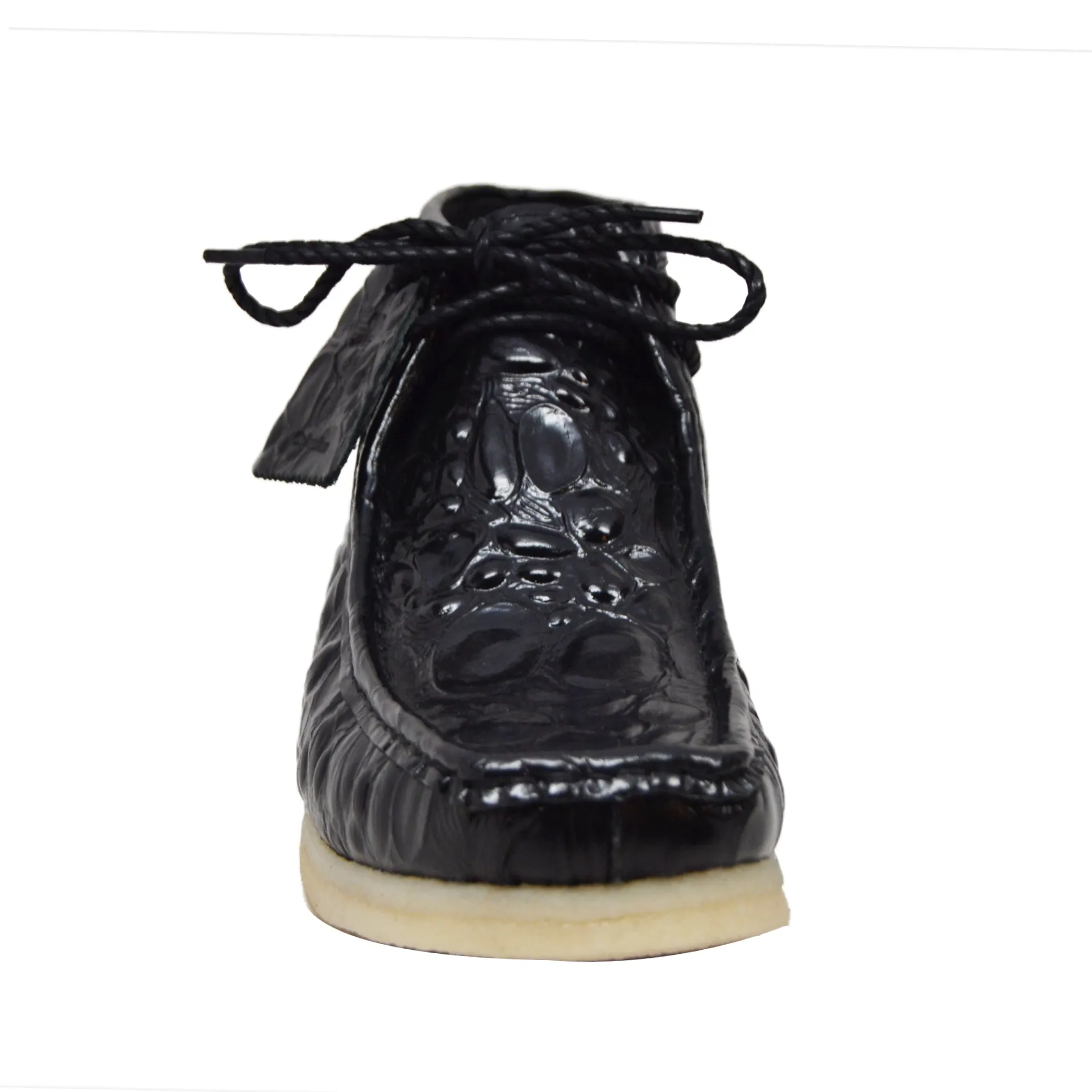 British Walkers Crocs Wallabee Boots Men's Limited Editon Crocodile Leather