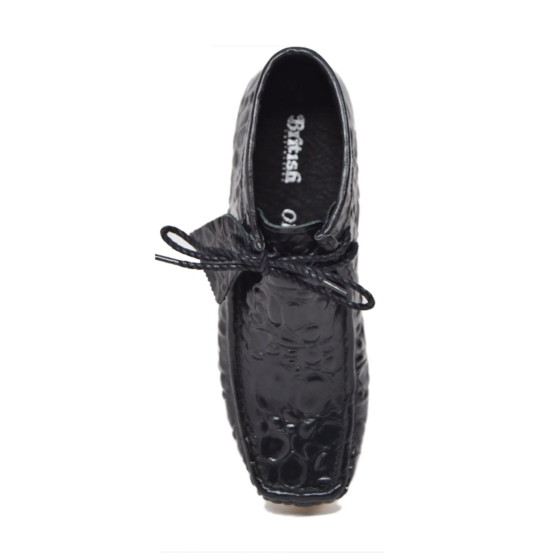 British Walkers Crocs Wallabee Boots Men's Limited Editon Crocodile Leather