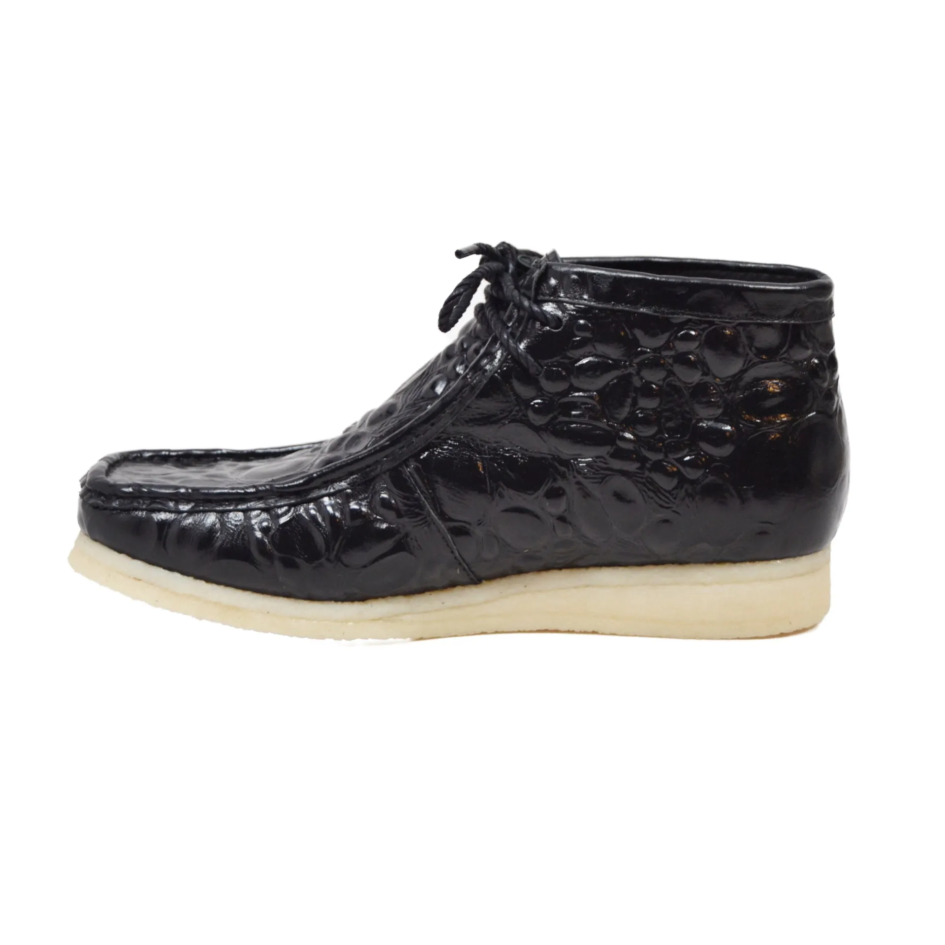 British Walkers Crocs Wallabee Boots Men's Limited Editon Crocodile Leather