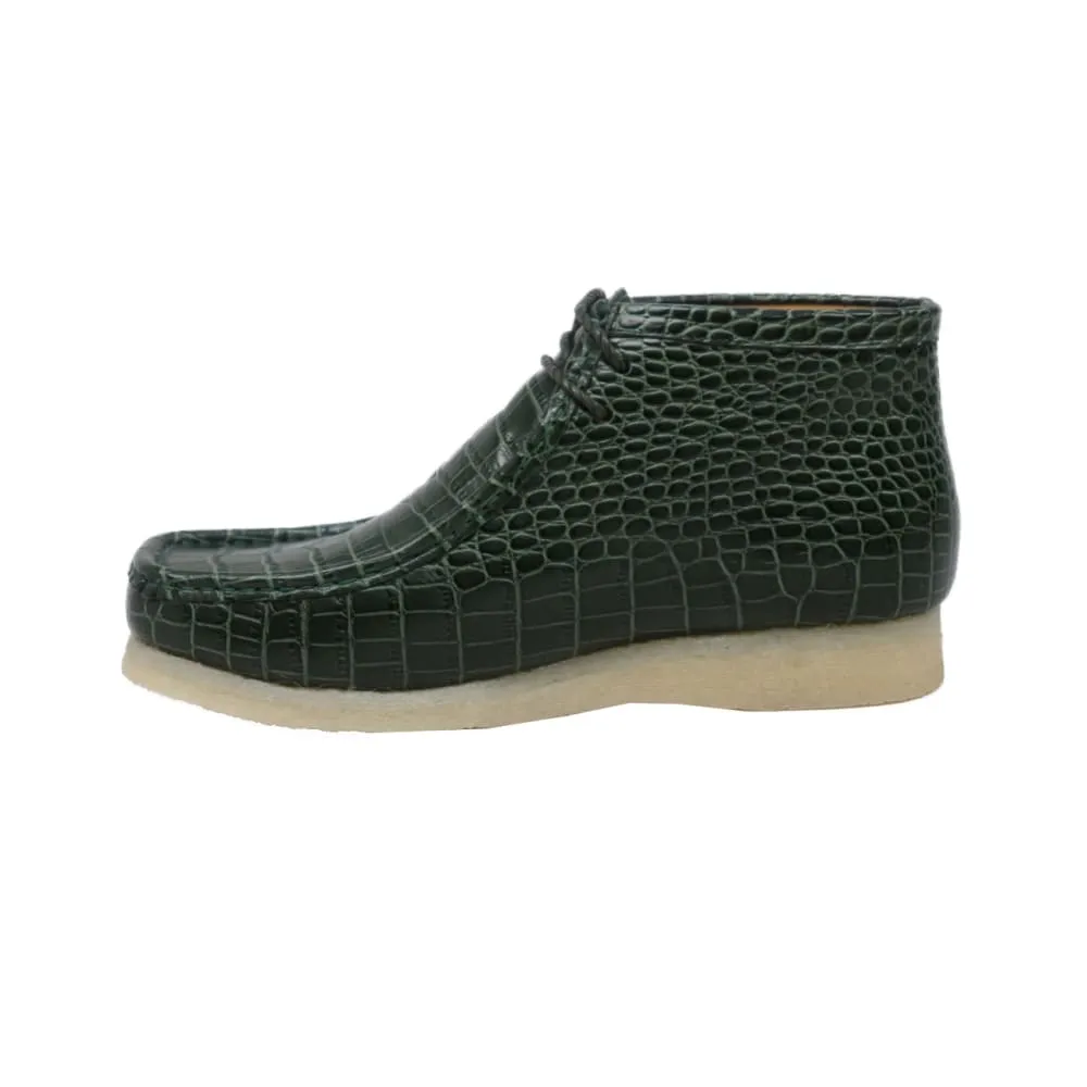 British Walkers Walker 100's Men's Gator Leather Wallabee Boots