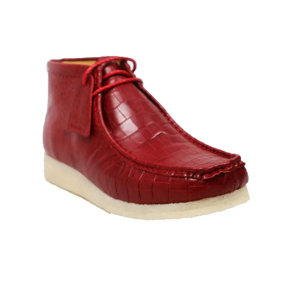 British Walkers Walker 100's Men's Gator Leather Wallabee Boots