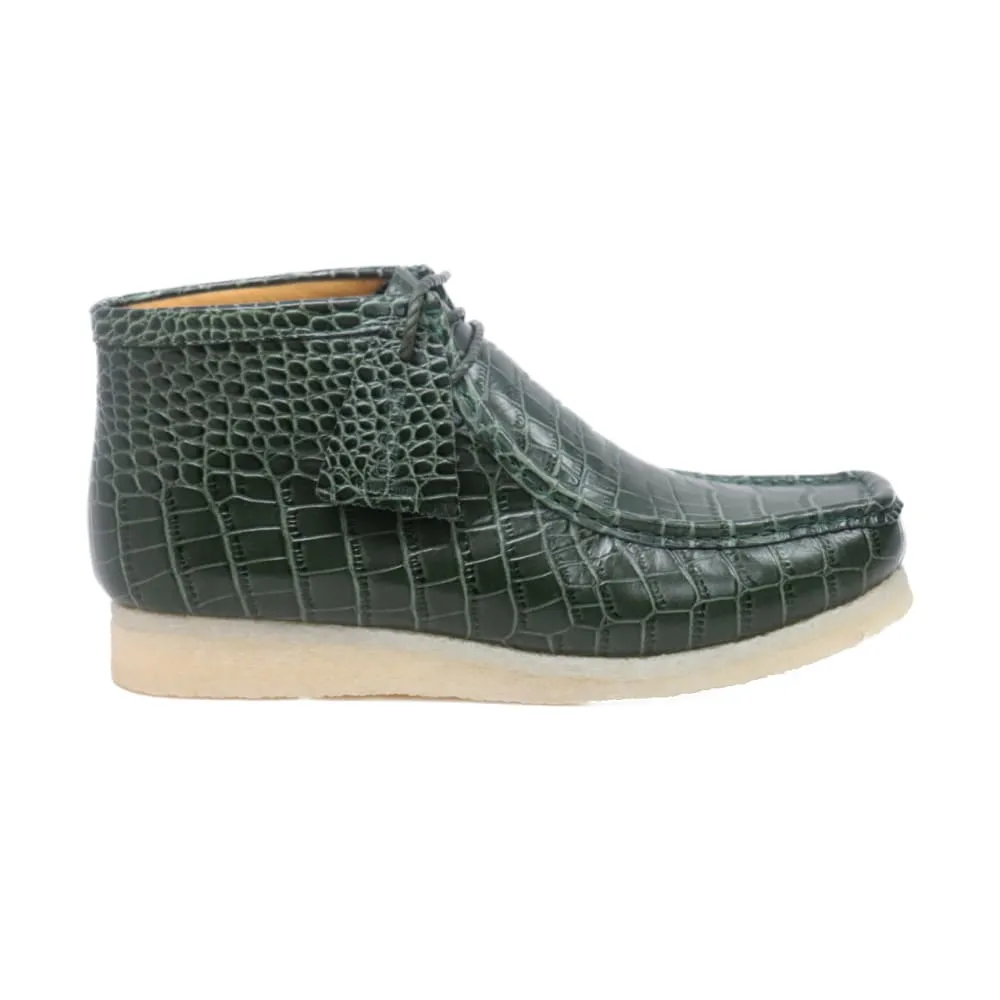 British Walkers Walker 100's Men's Gator Leather Wallabee Boots