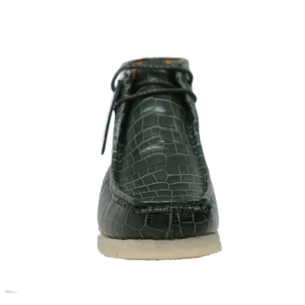 British Walkers Walker 100's Men's Gator Leather Wallabee Boots