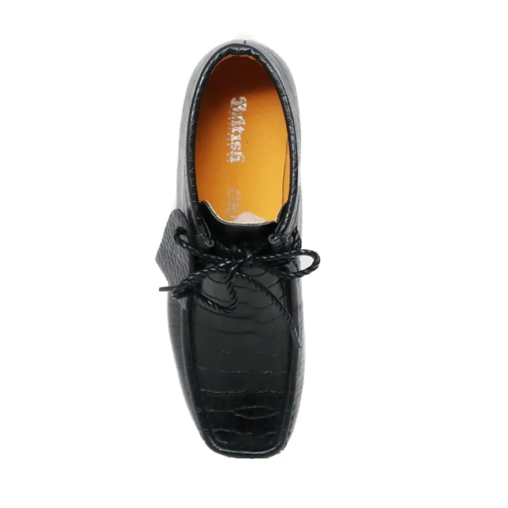 British Walkers Walker 100's Men's Gator Leather Wallabee Boots