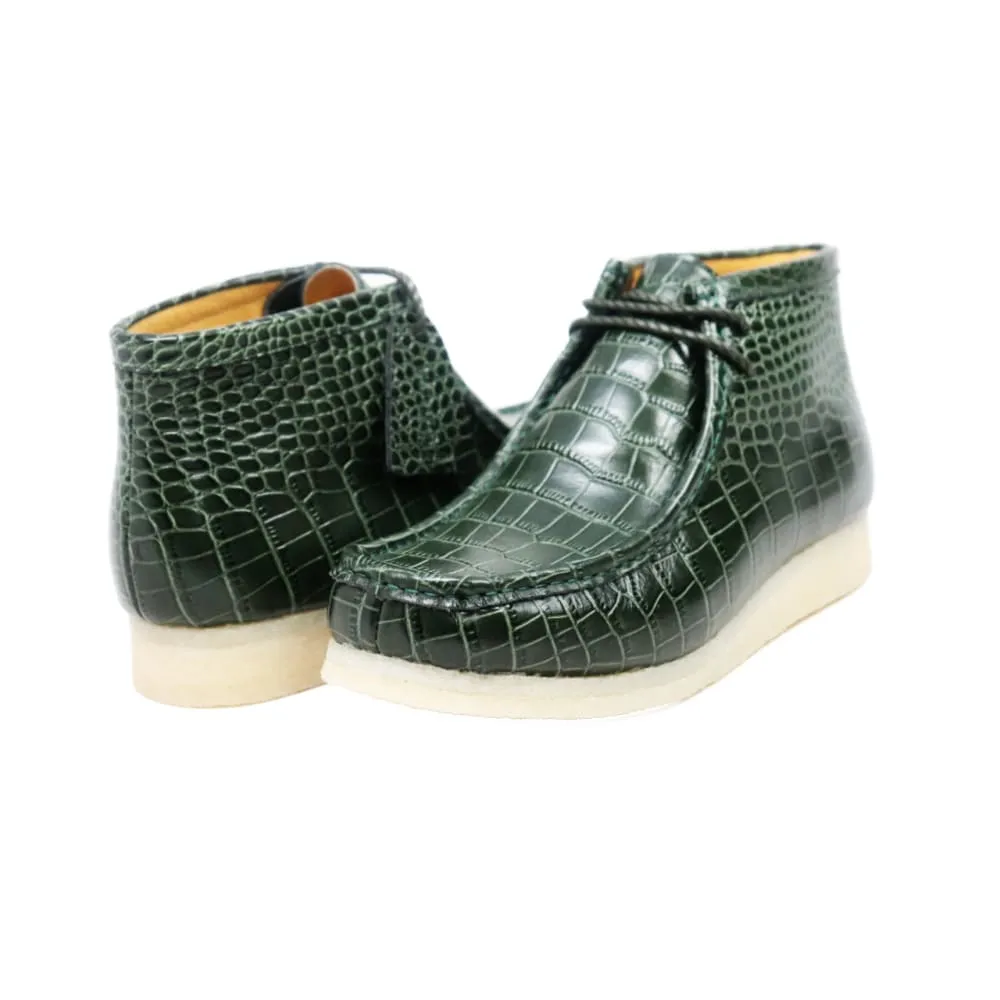 British Walkers Walker 100's Men's Gator Leather Wallabee Boots