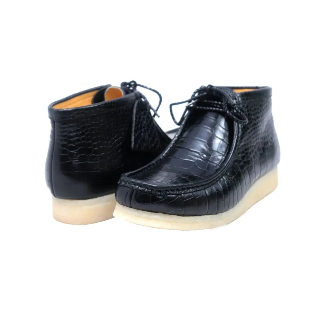 British Walkers Walker 100's Men's Gator Leather Wallabee Boots