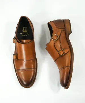 BRUNO MAGLI - “SASSO” Brown Double Monk Strap Loafers - 8.5
