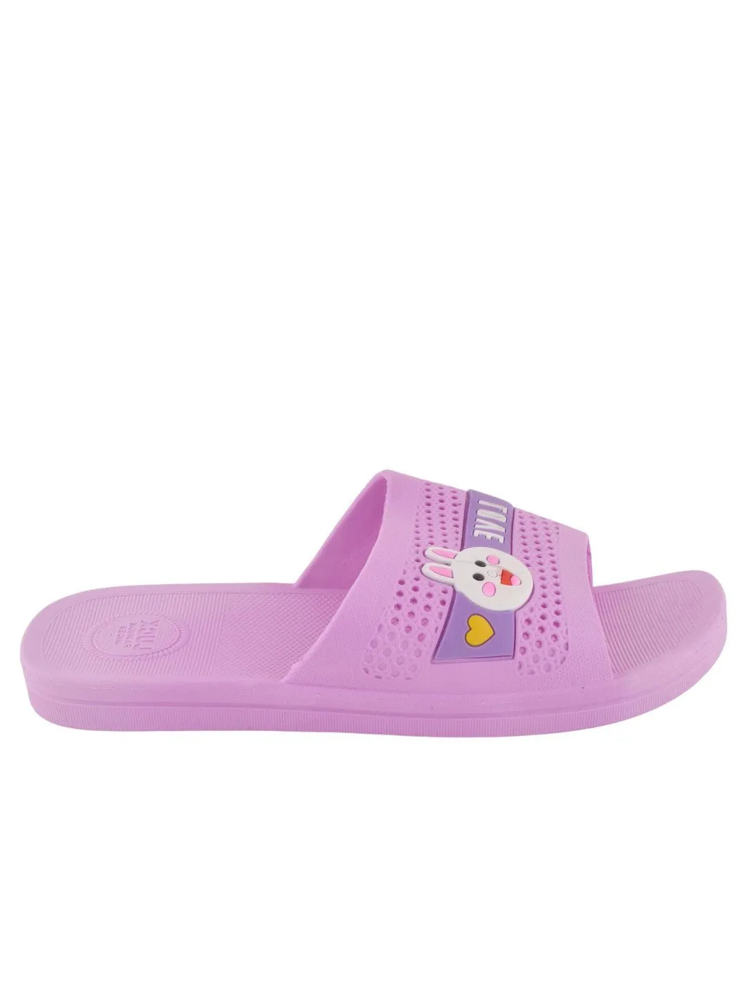 Charming Purple Bunny-Themed Slides for Girls
