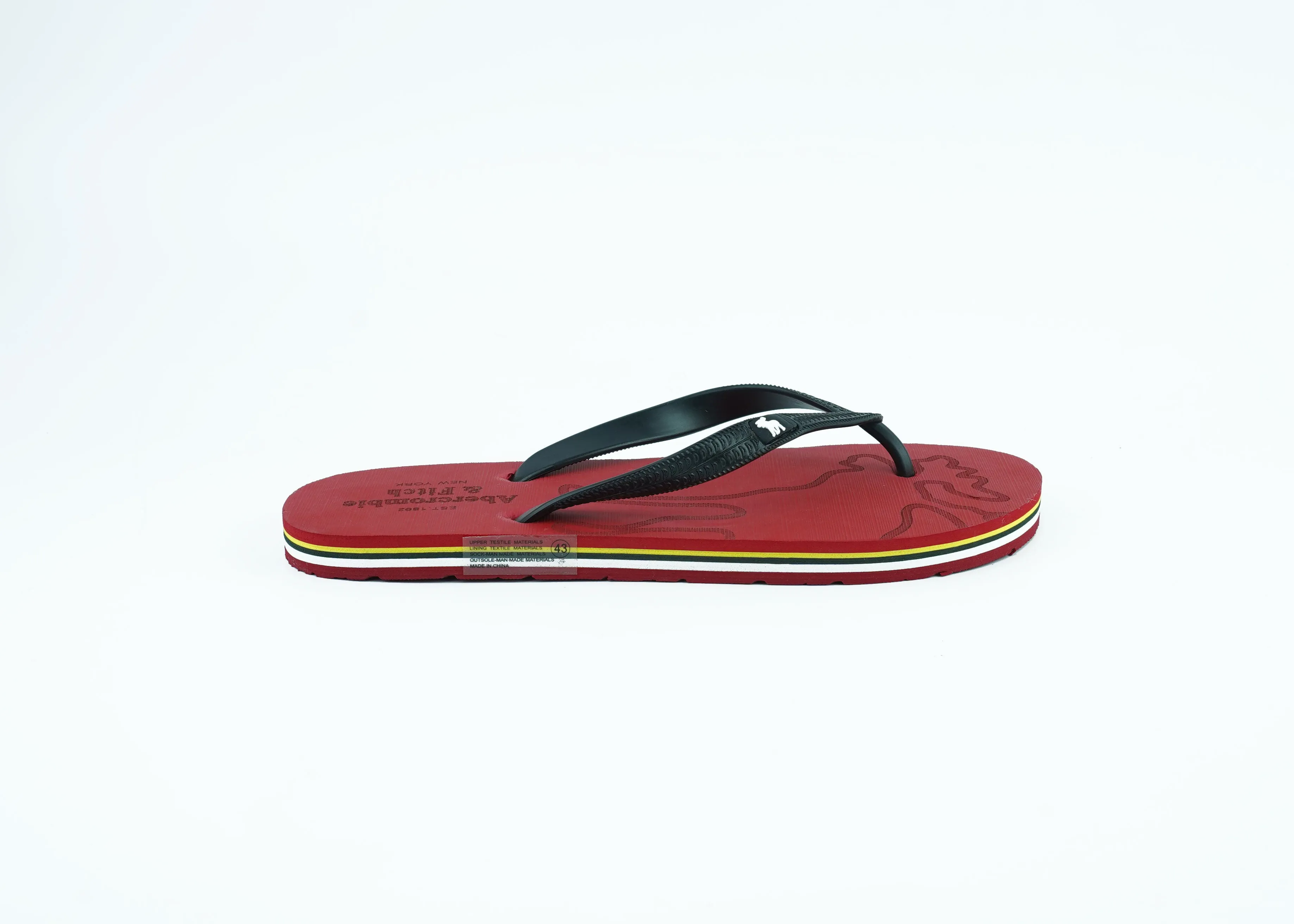 Classic Red slippers for men