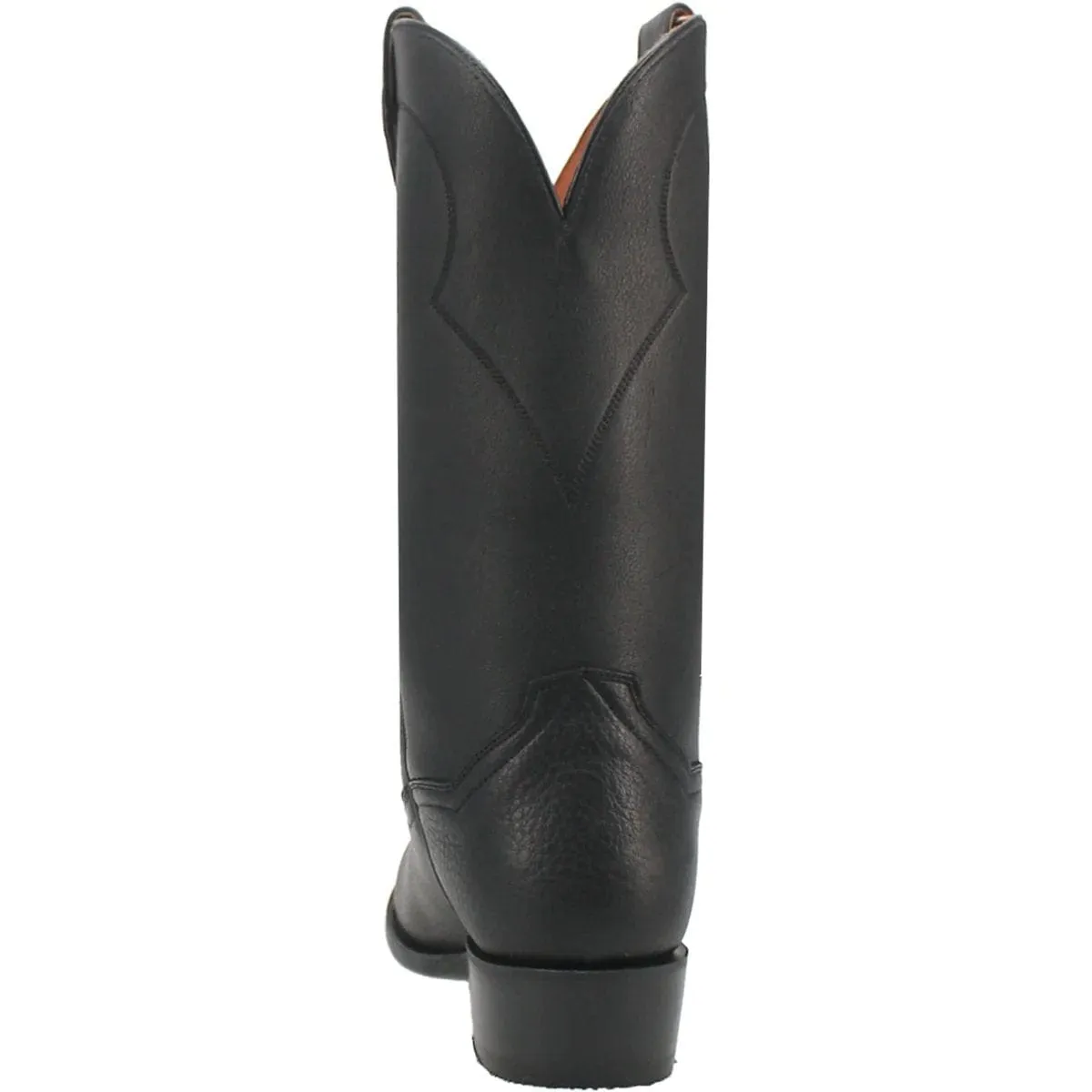 Dan Post Men's Pike Genuine Leather Round Toe Boots - Black
