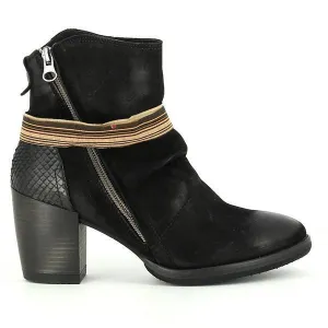Felmini 9017 Black Lace Ankle Boots