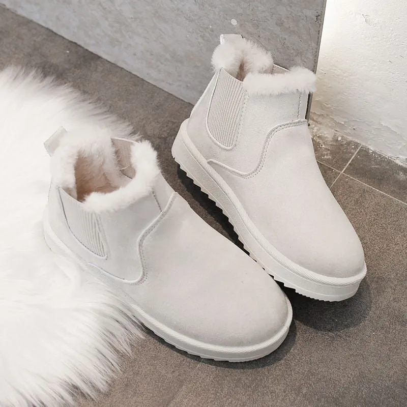Groovywish Women Modern Orthopedic Plush Boots