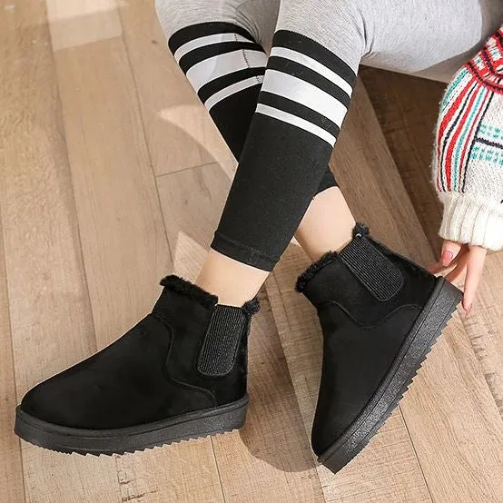 Groovywish Women Modern Orthopedic Plush Boots