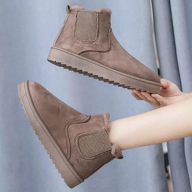 Groovywish Women Modern Orthopedic Plush Boots