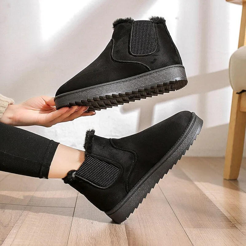 Groovywish Women Modern Orthopedic Plush Boots