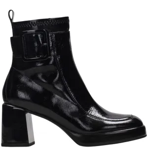 Hispanitas Black Leather Platform Boots