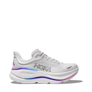 Hoka Women's Bondi 9 Sneaker in Cosmic Grey/White