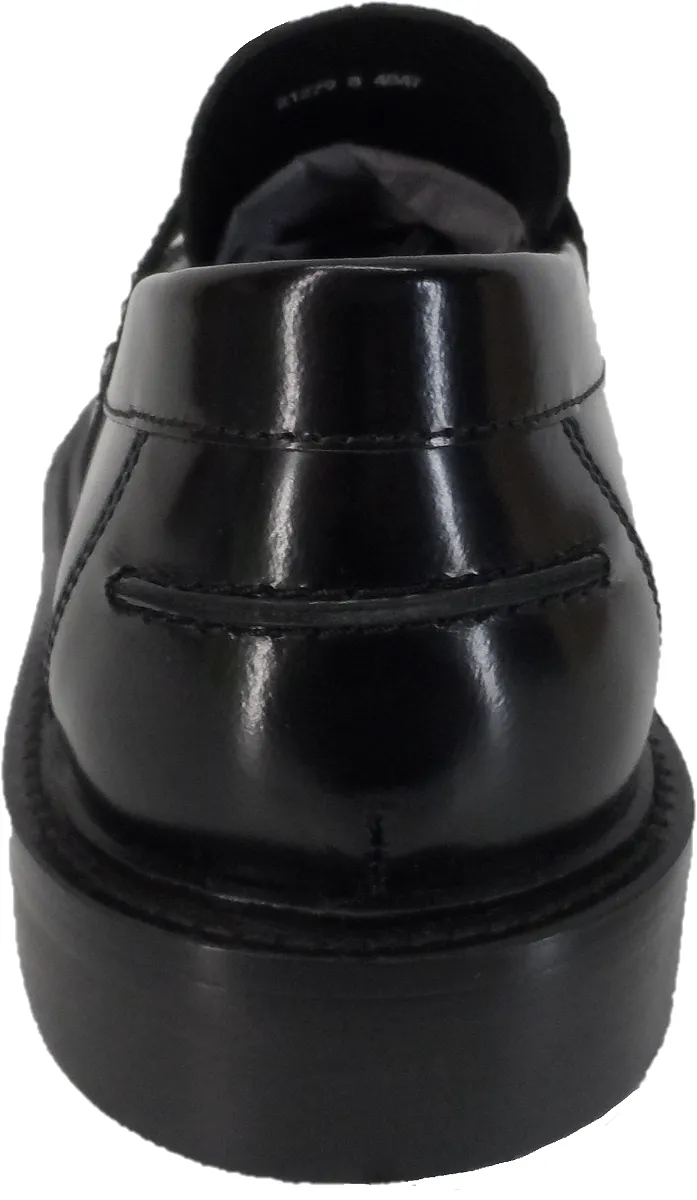 Ikon Original Black Lane Penny Retro,Ska,Northern Soul Loafers