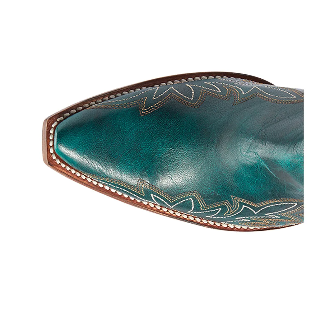 Jolene Embroidered Zippered Snip Toe Cowboy Booties