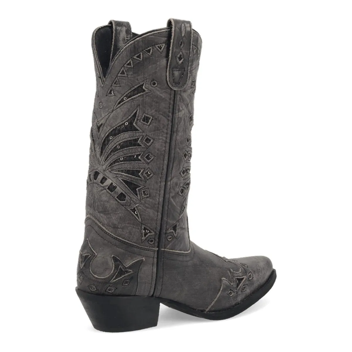Laredo Women's Stevie Snip Toe Leather Boots - Black 52120