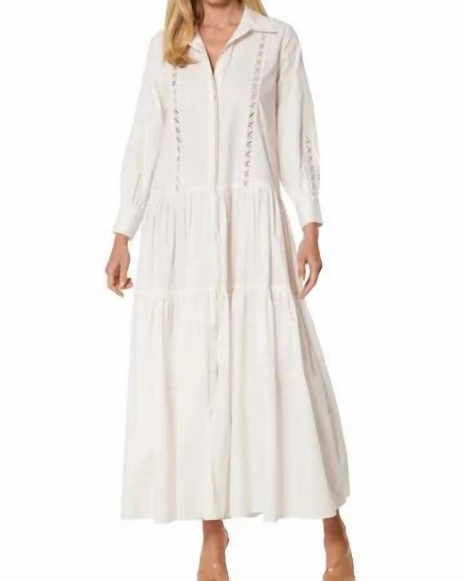 Marlena Dress in White | White