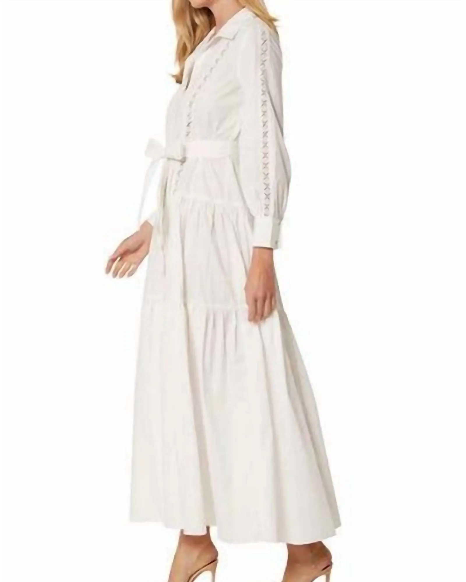 Marlena Dress in White | White