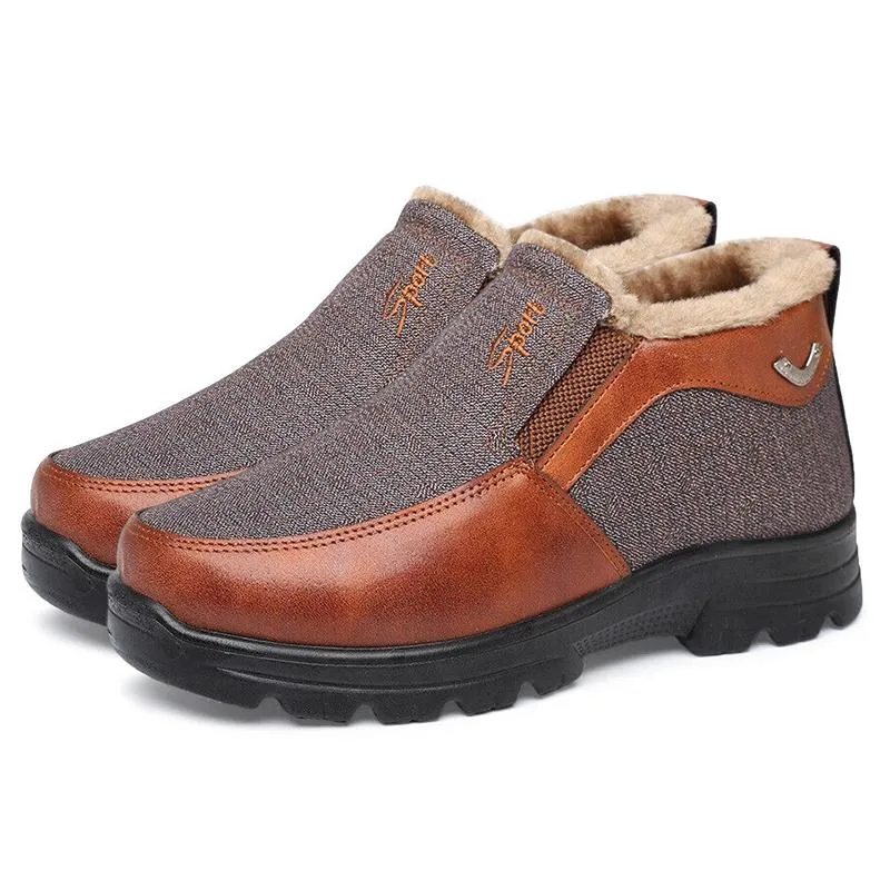 Men's Winter Fleece Waterproof Warm Anti-slip Comfort Shoes (Buy 2 Free Shipping✔️)