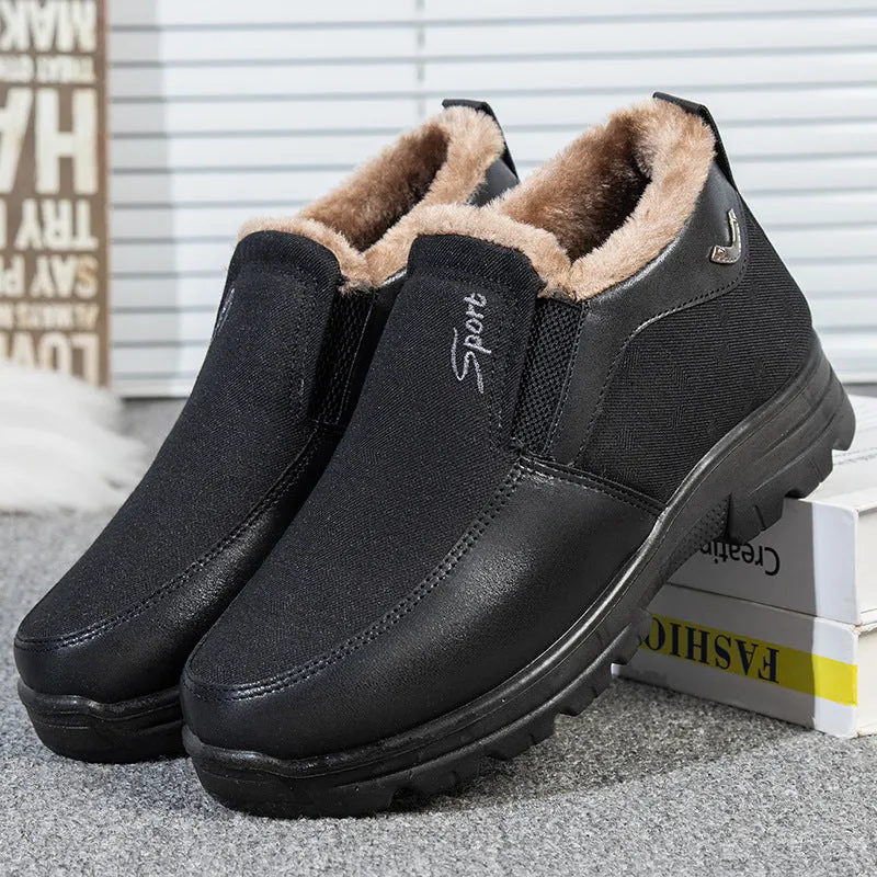 Men's Winter Fleece Waterproof Warm Anti-slip Comfort Shoes (Buy 2 Free Shipping✔️)
