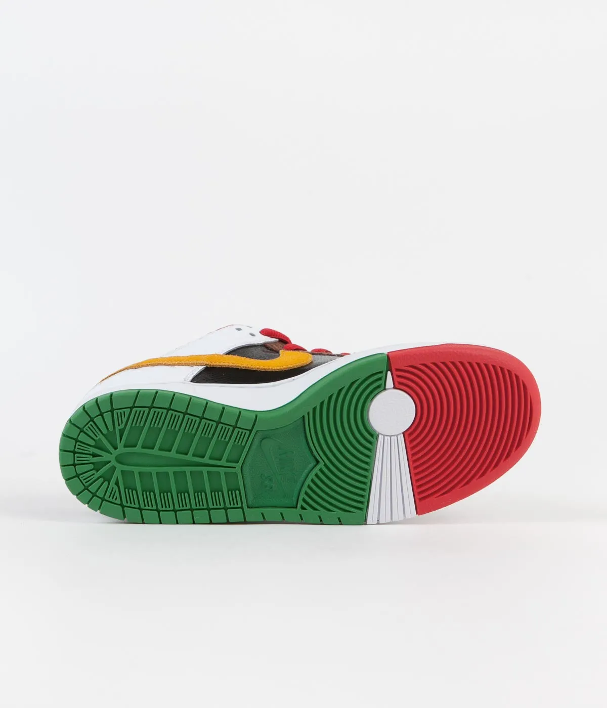 Nike SB Dunk Low Pro 'What The P-Rod' Shoes - Sport Red / Black - Varsity Maize - Volt