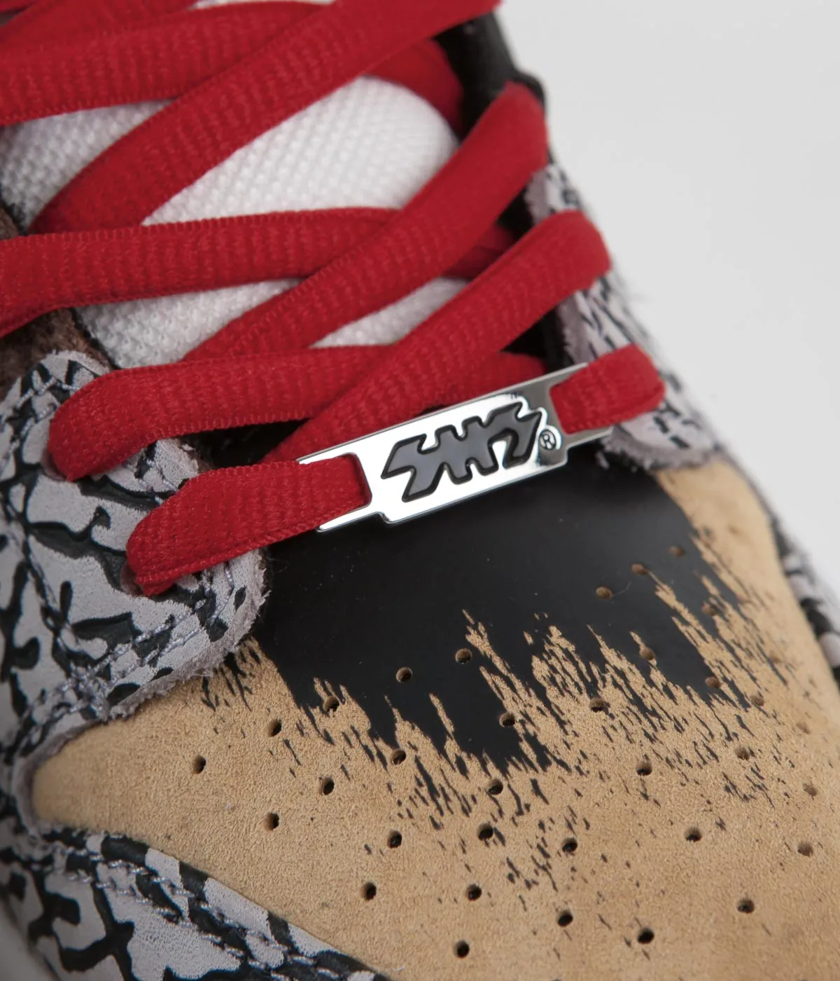 Nike SB Dunk Low Pro 'What The P-Rod' Shoes - Sport Red / Black - Varsity Maize - Volt
