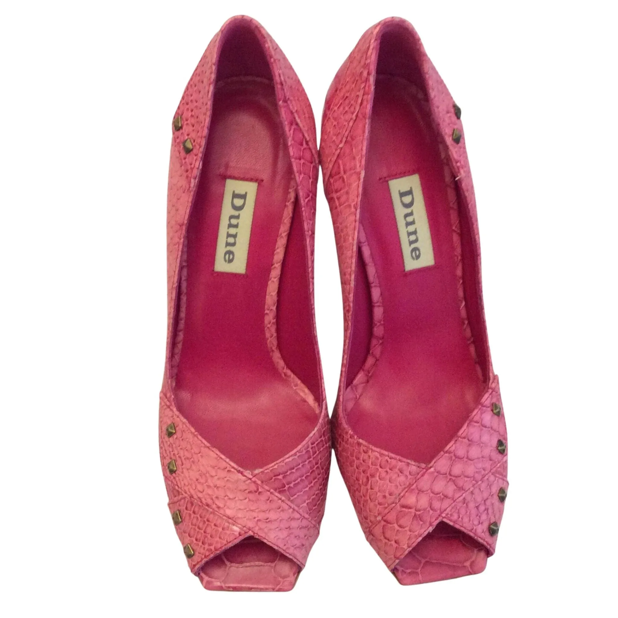 Pink Peep Toe Heels