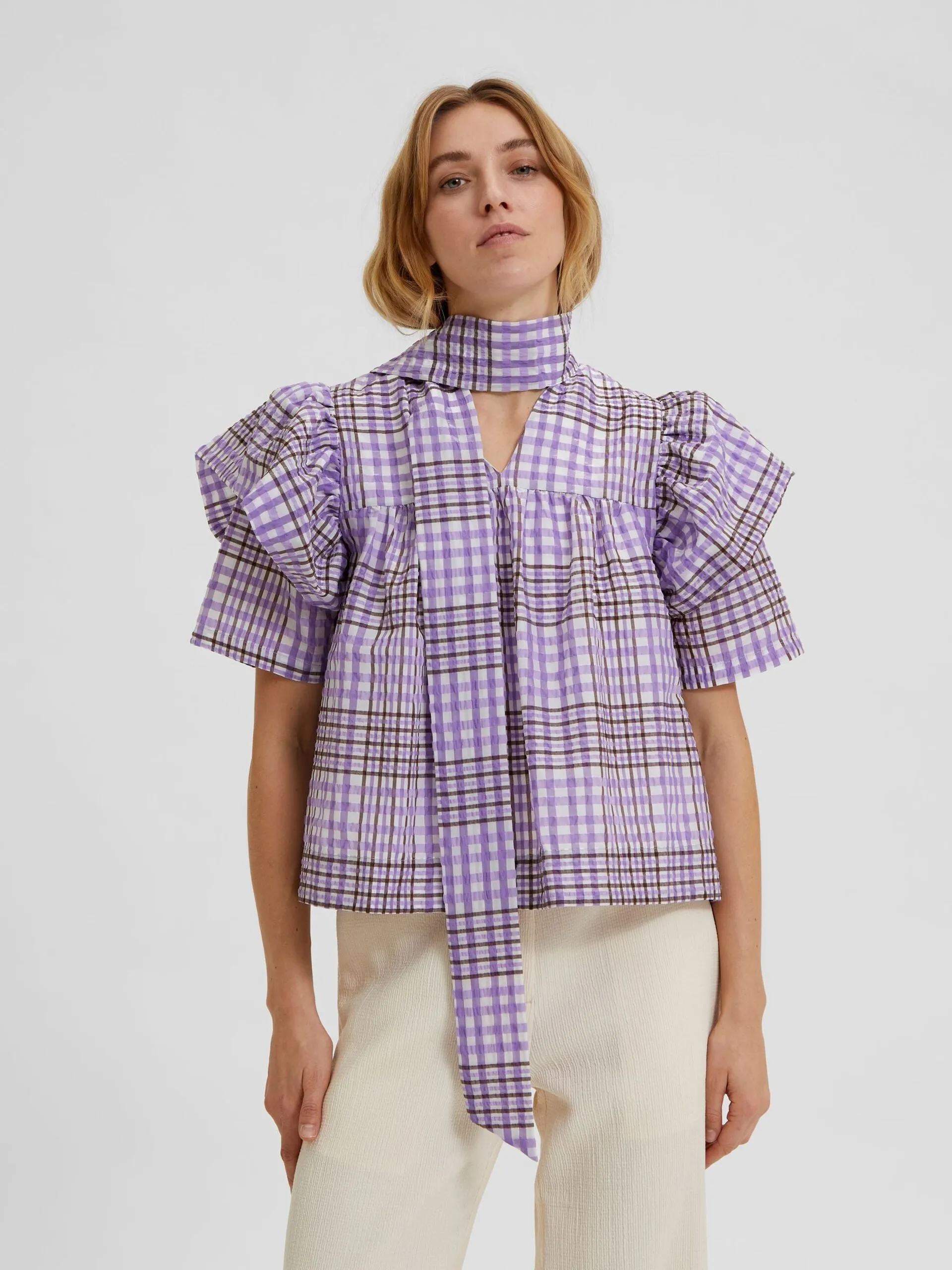 Ruffled Top - Selected Femme