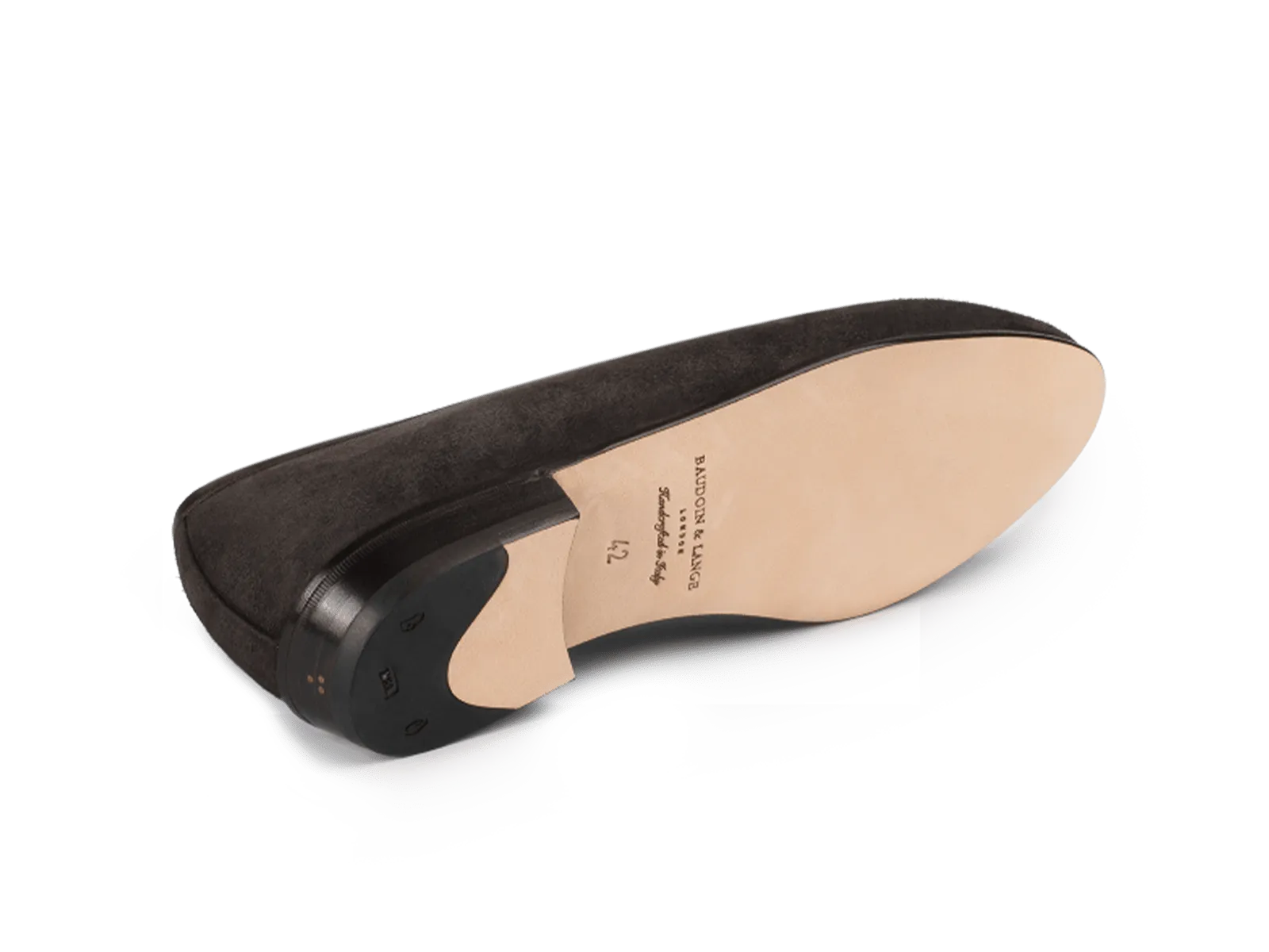 Sagan Classic Loafers in Bark Grey Asteria Suede with Leather Sole