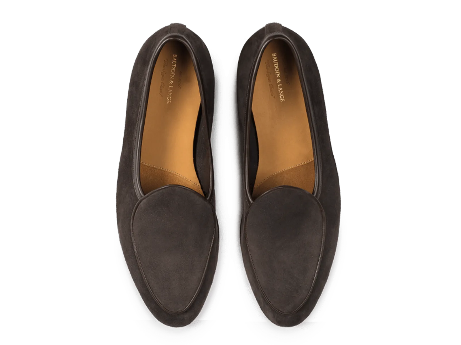 Sagan Classic Loafers in Bark Grey Asteria Suede with Leather Sole