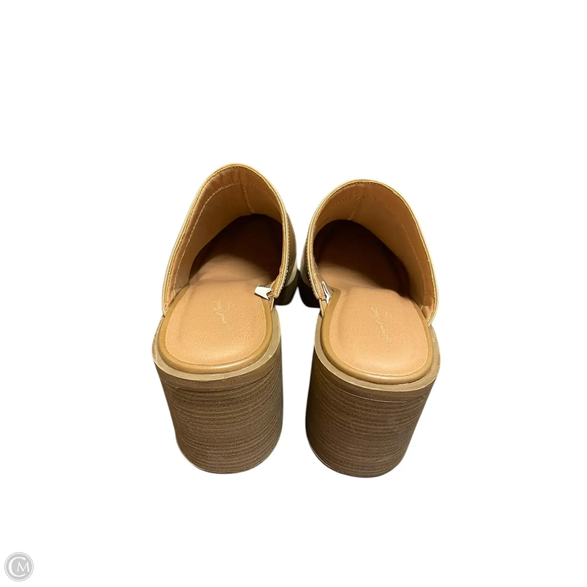 Shoes Heels Block By Universal Thread In Brown, Size: 9.5