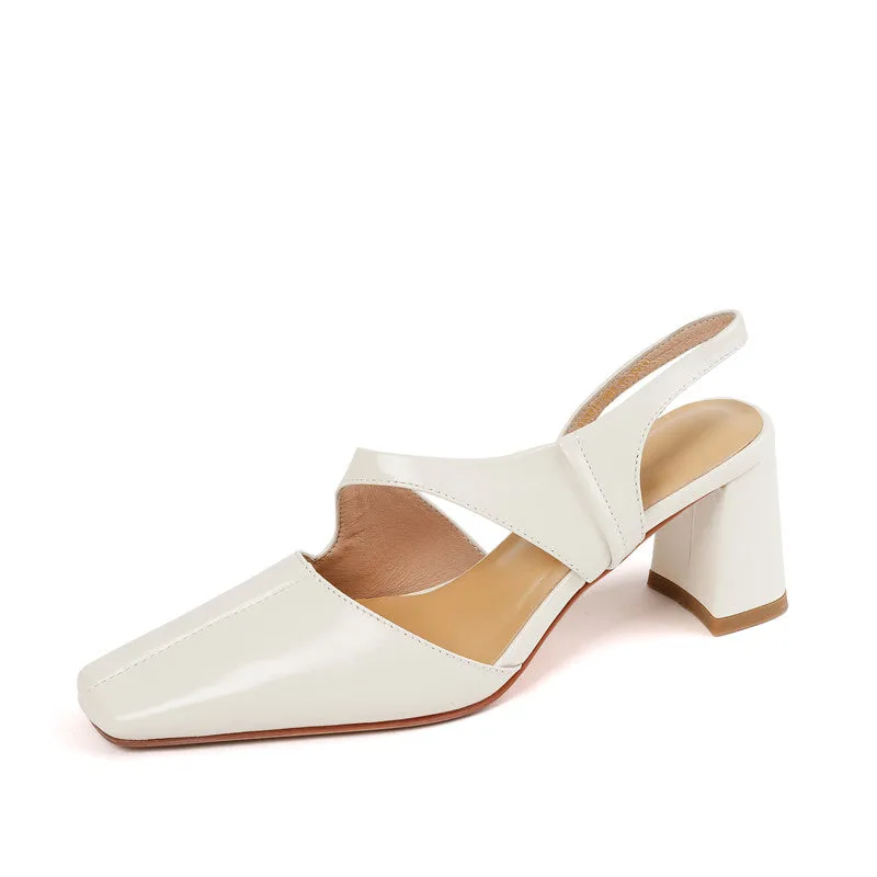 Slingback Block Heels - Avery