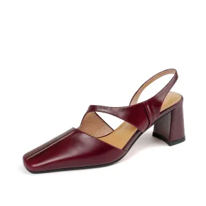 Slingback Block Heels - Avery