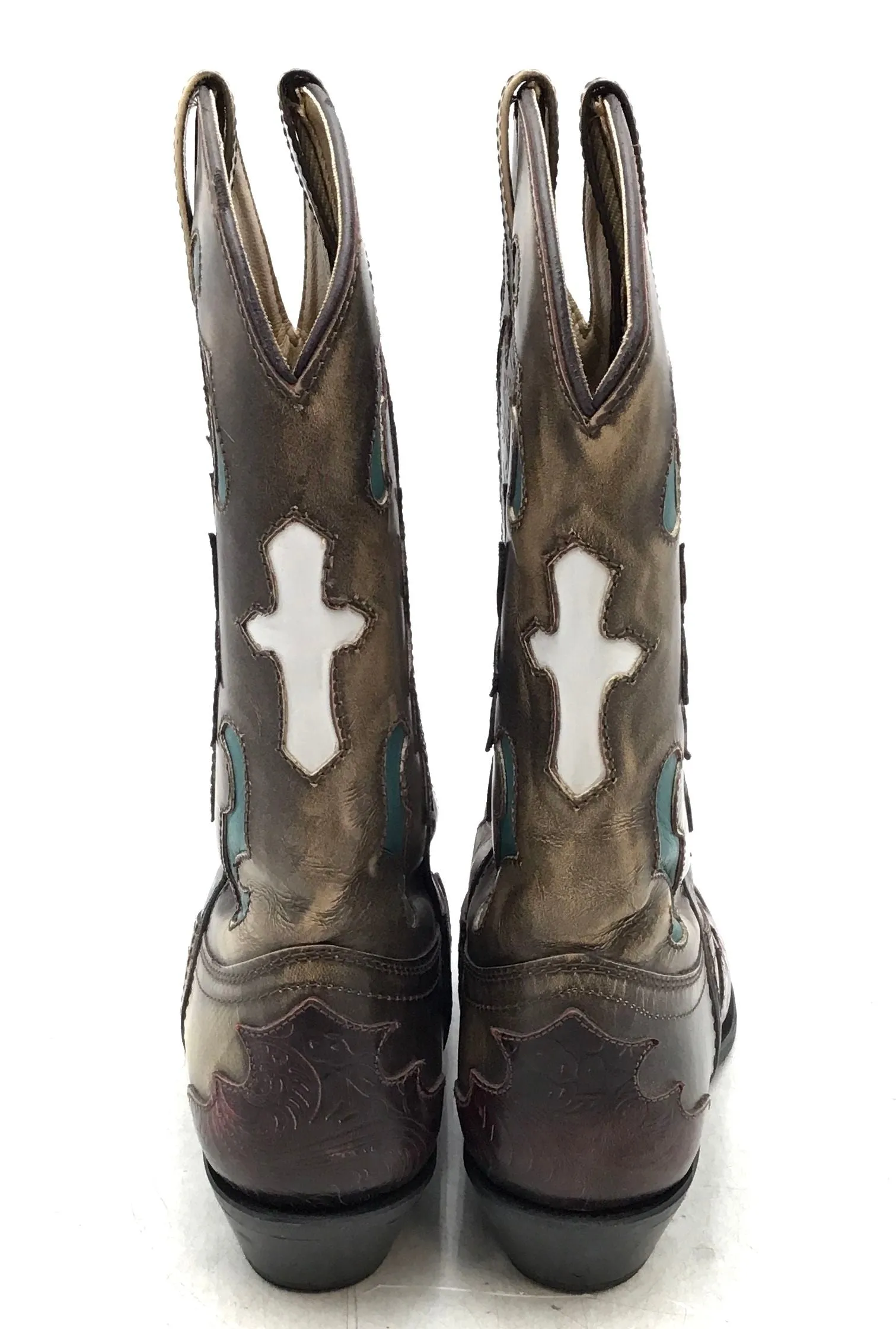 Smoky Mountain Boots Women's Brown Cowgirl Western Boots - Size 8D