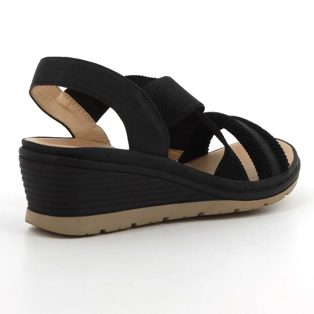 Soft Style Polina Wedge - Black