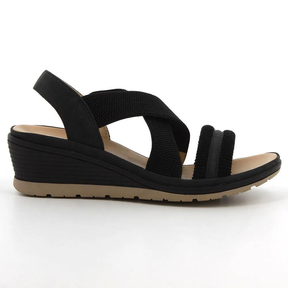 Soft Style Polina Wedge - Black