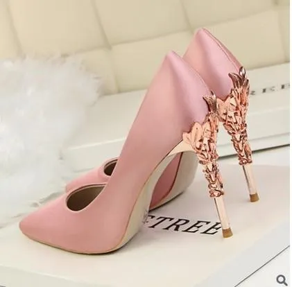 Stiletto Wedding Luxury Satin Shoe