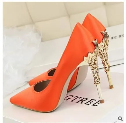 Stiletto Wedding Luxury Satin Shoe