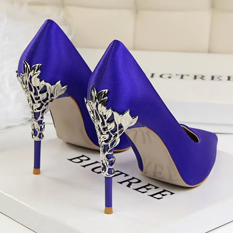 Stiletto Wedding Luxury Satin Shoe